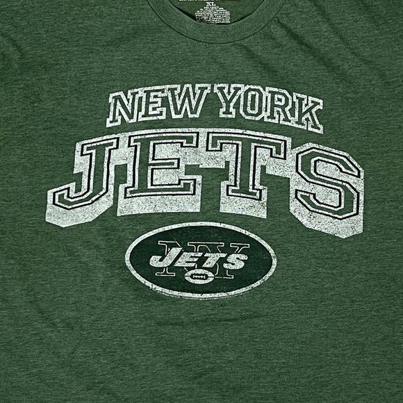New York Jets Retro NFL Football Crewneck Tshirt - Picture 2 of 4